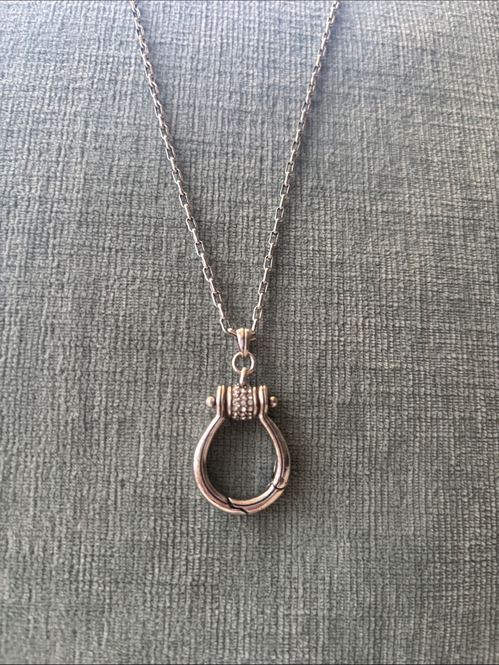 Brighton Meridian Charm Holder Pendant Necklace